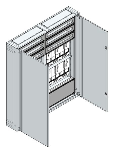 MEHLER - AP Zählerverteiler+RW Wiener Netze für TN-Netz, außen B1480xH1690xT250mm