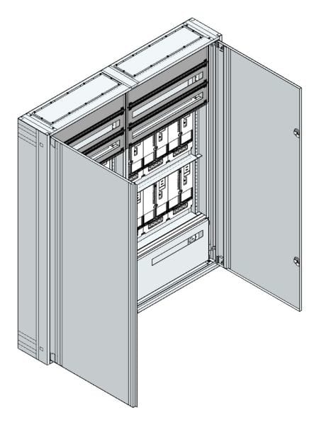 MEHLER - AP-Zählerverteiler+RW Steiermark für TN-Netz, außen B1480xH1690xT250mm