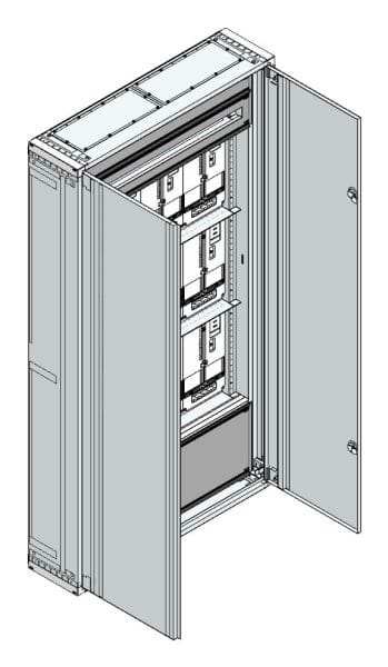MEHLER - AP Zählerverteiler+RW NÖ Netz für TN-Netz, außen B985xH1840xT250mm