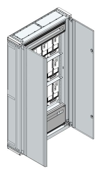 MEHLER - AP Zählerverteiler+RW OÖ, Salzburg für TN-Netz, außen B985xH1840xT250mm