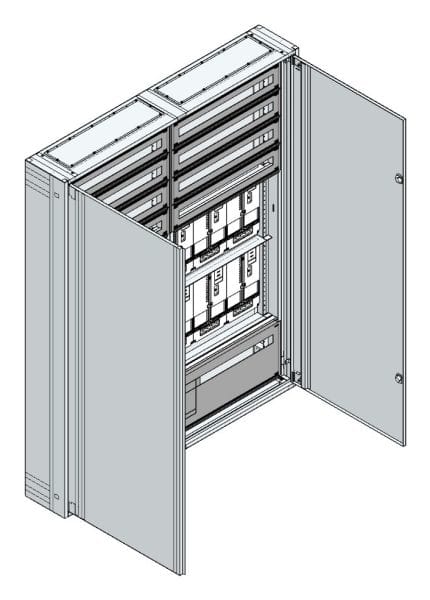 MEHLER - AP Zählerverteiler+RW OÖ, Salzburg für TN-Netz, außen B1480xH1840xT250mm