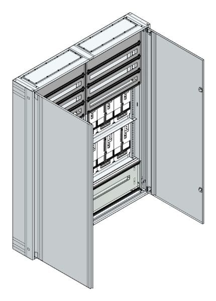 MEHLER - AP Zählerverteiler+RW Vorarlberg für TN-Netz, außen B1480xH1840xT250mm