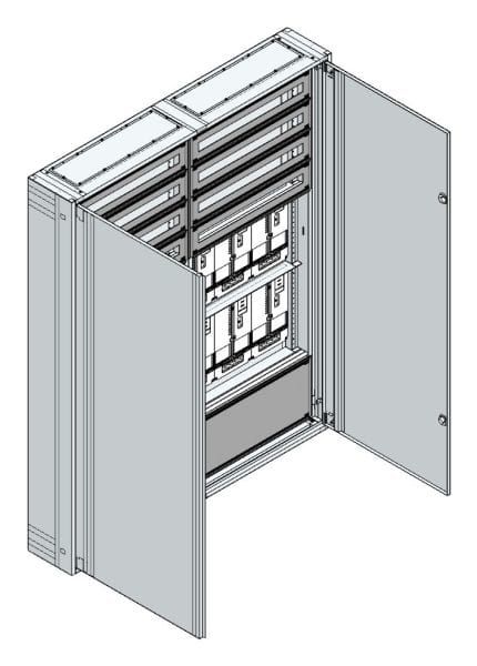 MEHLER - AP Zählerverteiler+RW Wiener Netze für TN-Netz, außen B1480xH1840xT250mm