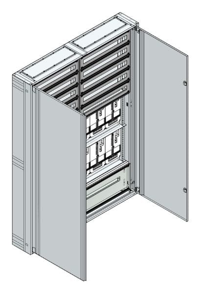 MEHLER - AP Zählerverteiler+RW Vorarlberg für TN-Netz, außen B1480xH2015xT250mm
