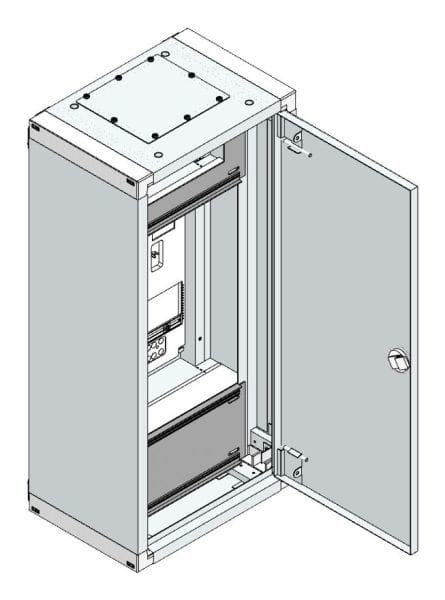 MEHLER - AP Zählerverteiler+RW NÖ Netz für TN-Netz, außen B360xH765xT250mm