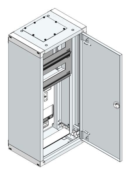 MEHLER - AP Zählerverteiler+RW Wiener Netze für TN-Netz, außen B360xH765xT250mm