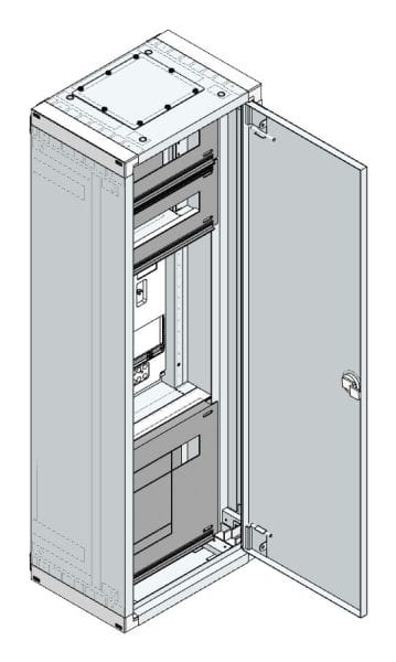 MEHLER - AP Zählerverteiler+RW OÖ, Salzburg für TN-Netz, außen B360xH1065xT250mm