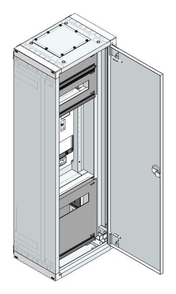 MEHLER - AP Zählerverteiler+RW Tirol für TN-Netz, außen B360xH1065xT250mm