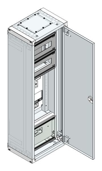 MEHLER - AP Zählerverteiler+RW Vorarlberg für TN-Netz, außen B360xH1065xT250mm