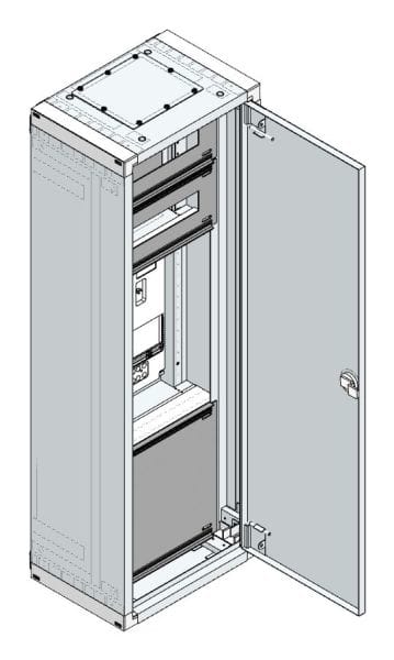 MEHLER - AP Zählerverteiler+RW Wiener Netze für TN-Netz, außen B360xH1065xT250mm