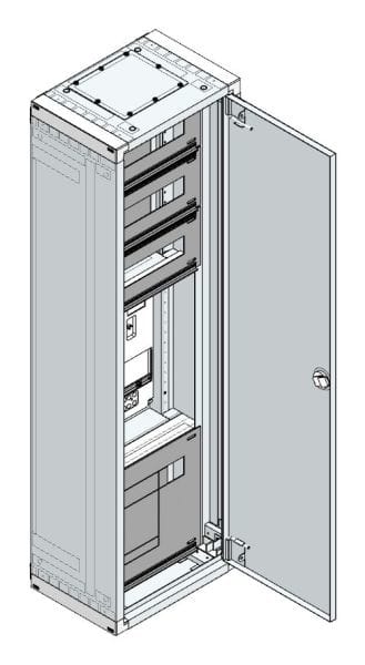 MEHLER - AP Zählerverteiler+RW OÖ, Salzburg für TN-Netz, außen B360xH1215xT250mm