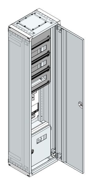 MEHLER - AP-Zählerverteiler+RW Steiermark für TN-Netz, außen B360xH1390xT250mm