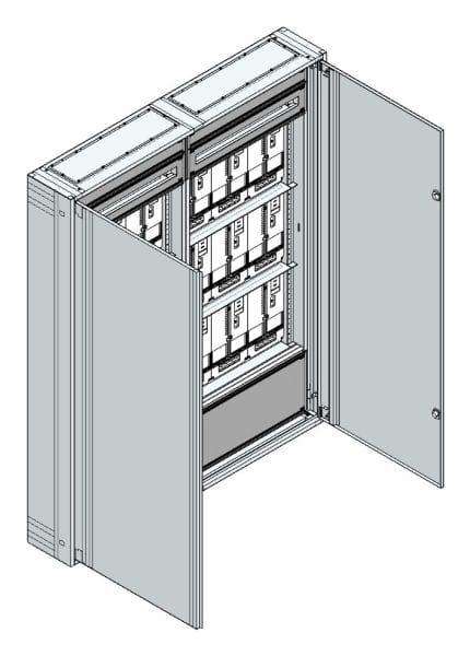 MEHLER - AP Zählerverteiler+RW NÖ Netz für TN-Netz, außen B1480xH1840xT250mm