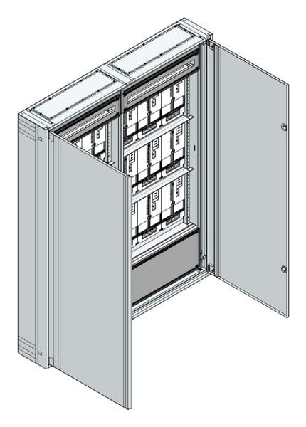 MEHLER - AP Zählerverteiler+RW Wiener Netze für TN-Netz, außen B1480xH1840xT250mm