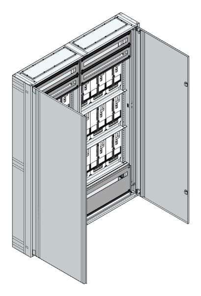 MEHLER - AP Zählerverteiler+RW Kärnten für TN-Netz, außen B1480xH2015xT250mm