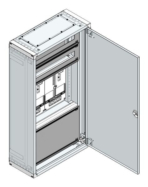 MEHLER - AP Zählerverteiler+RW NÖ Netz für TN-Netz, außen B575xH1065xT250mm