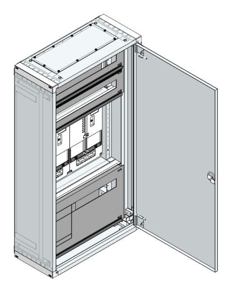 MEHLER - AP Zählerverteiler+RW OÖ, Salzburg für TN-Netz, außen B575xH1065xT250mm