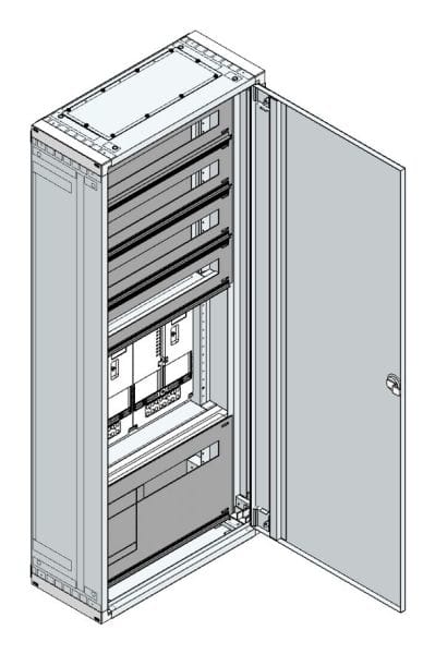 MEHLER - AP Zählerverteiler+RW OÖ, Salzburg für TN-Netz, außen B575xH1390xT250mm