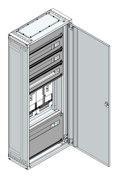 MEHLER - AP Zählerverteiler+RW Tirol für TN-Netz, außen B575xH1390xT250mm