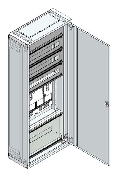 MEHLER - AP Zählerverteiler+RW Vorarlberg für TN-Netz, außen B575xH1390xT250mm
