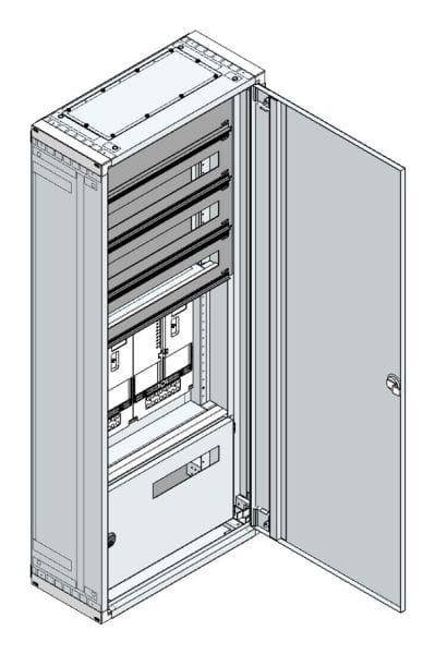 MEHLER - AP-Zählerverteiler+RW Steiermark für TN-Netz, außen B575xH1390xT250mm