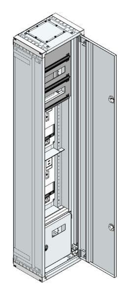 MEHLER - AP-Zählerverteiler+RW Steiermark für TN-Netz, außen B360xH1690xT250mm