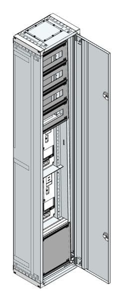MEHLER - AP Zählerverteiler+RW NÖ Netz für TN-Netz, außen B360xH1840xT250mm