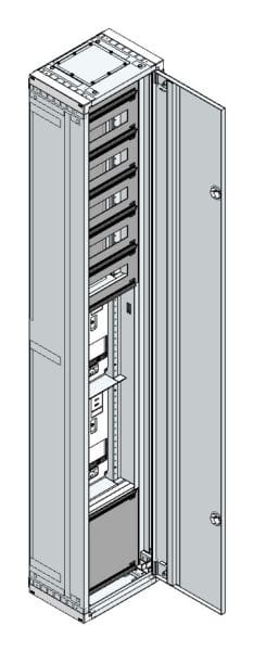 MEHLER - AP Zählerverteiler+RW NÖ Netz für TN-Netz, außen B360xH2015xT250mm