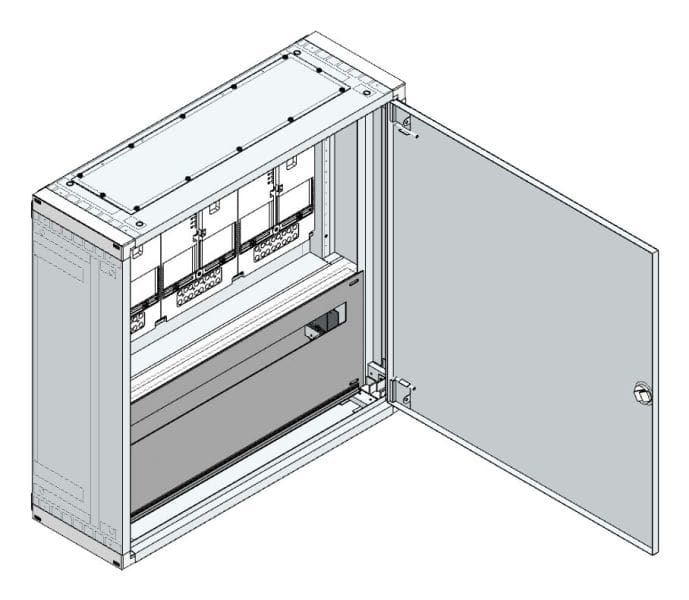 MEHLER - AP Zählerverteiler+RW Kärnten für TN-Netz, außen B775xH765xT250mm