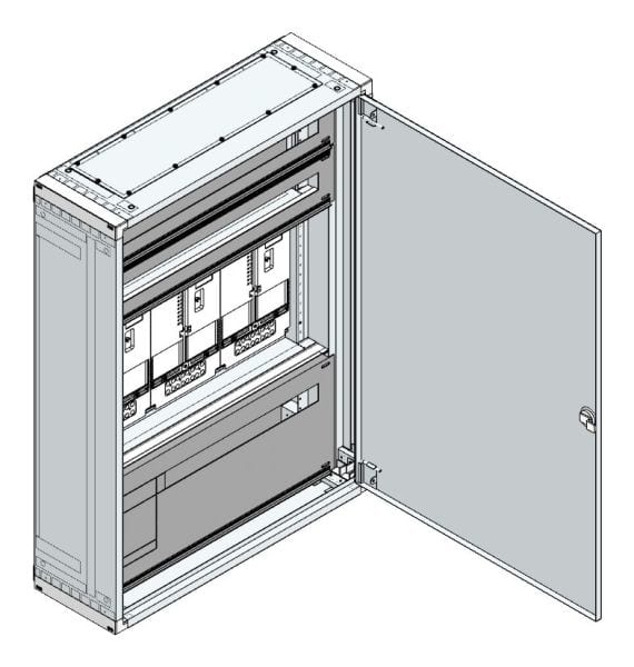 MEHLER - AP Zählerverteiler+RW OÖ, Salzburg für TN-Netz, außen B775xH1065xT250mm