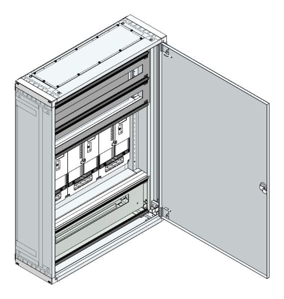 MEHLER - AP Zählerverteiler+RW Vorarlberg für TN-Netz, außen B775xH1065xT250mm