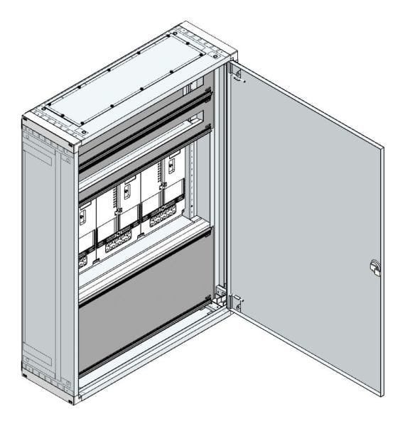 MEHLER - AP Zählerverteiler+RW Wiener Netze für TN-Netz, außen B775xH1065xT250mm