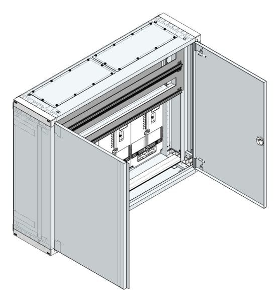 MEHLER - AP Zählerverteiler+RW Wiener Netze für TN-Netz, außen B985xH765xT250mm