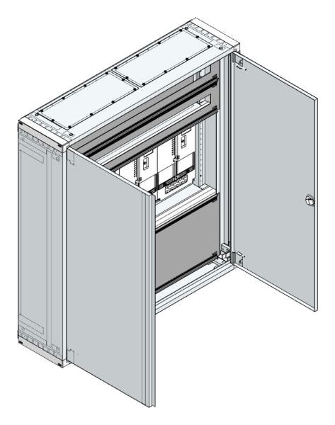 MEHLER - AP Zählerverteiler+RW NÖ Netz für TN-Netz, außen B985xH1065xT250mm