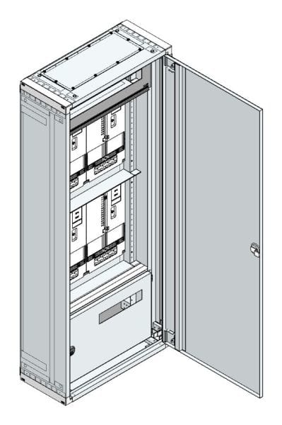 MEHLER - AP-Zählerverteiler+RW Steiermark für TN-Netz, außen B575xH1390xT250mm
