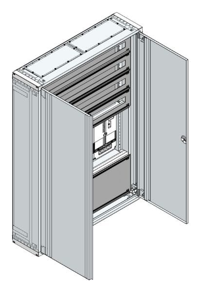 MEHLER - AP Zählerverteiler+RW NÖ Netz für TN-Netz, außen B985xH1390xT250mm