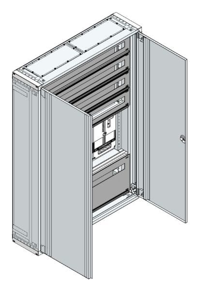 MEHLER - AP Zählerverteiler+RW OÖ, Salzburg für TN-Netz, außen B985xH1390xT250mm