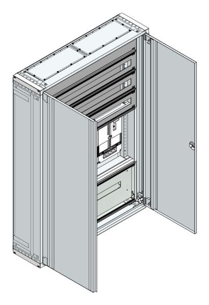 MEHLER - AP Zählerverteiler+RW Vorarlberg für TN-Netz, außen B985xH1390xT250mm