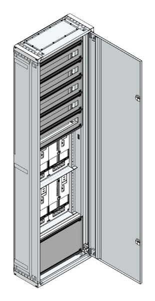 MEHLER - AP Zählerverteiler+RW NÖ Netz für TN-Netz, außen B575xH2015xT250mm