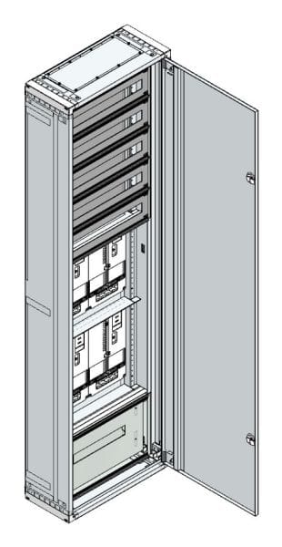 MEHLER - AP Zählerverteiler+RW Vorarlberg für TN-Netz, außen B575xH2015xT250mm