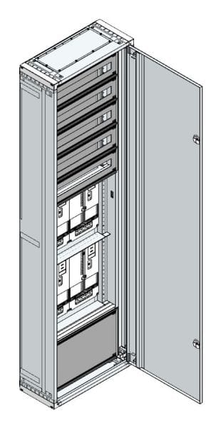 MEHLER - AP Zählerverteiler+RW Wiener Netze für TN-Netz, außen B575xH2015xT250mm
