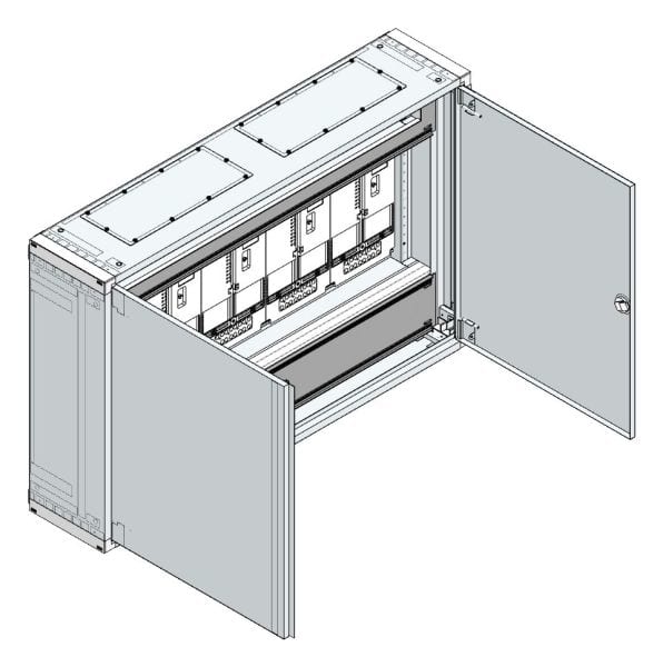 MEHLER - AP Zählerverteiler+RW NÖ Netz für TN-Netz, außen B1195xH765xT250mm