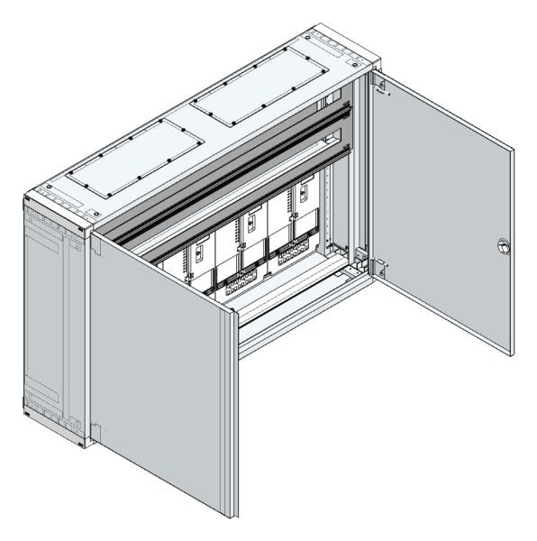 MEHLER - AP Zählerverteiler+RW Wiener Netze für TN-Netz, außen B1195xH765xT250mm