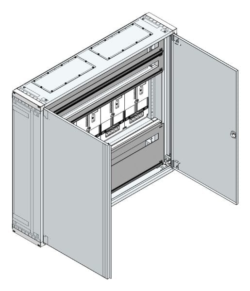 MEHLER - AP Zählerverteiler+RW OÖ, Salzburg für TN-Netz, außen B1195xH1065xT250mm