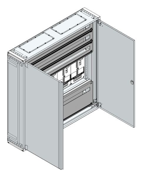 MEHLER - AP Zählerverteiler+RW OÖ, Salzburg für TN-Netz, außen B1195xH1215xT250mm