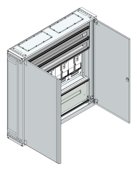 MEHLER - AP Zählerverteiler+RW Vorarlberg für TN-Netz, außen B1195xH1215xT250mm