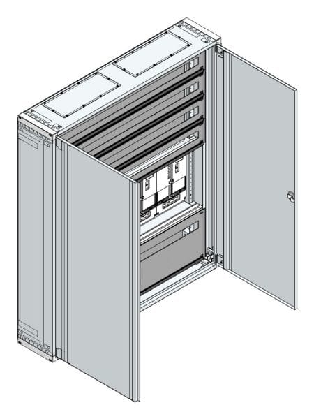 MEHLER - AP Zählerverteiler+RW OÖ, Salzburg für TN-Netz, außen B1195xH1390xT250mm