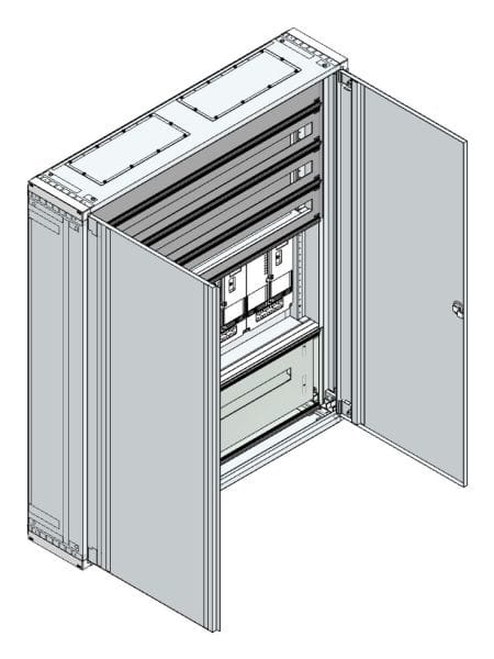 MEHLER - AP Zählerverteiler+RW Vorarlberg für TN-Netz, außen B1195xH1390xT250mm