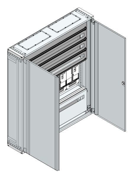 MEHLER - AP-Zählerverteiler+RW Steiermark für TN-Netz, außen B1195xH1390xT250mm