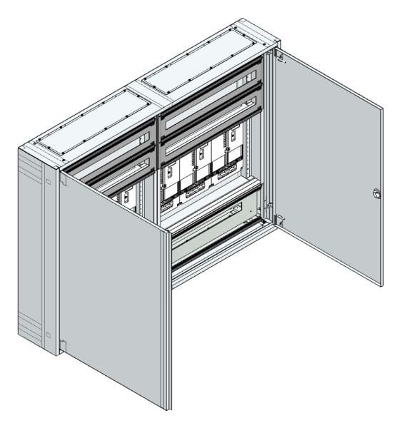 MEHLER - AP Zählerverteiler+RW Vorarlberg für TN-Netz, außen B1480xH1065xT250mm